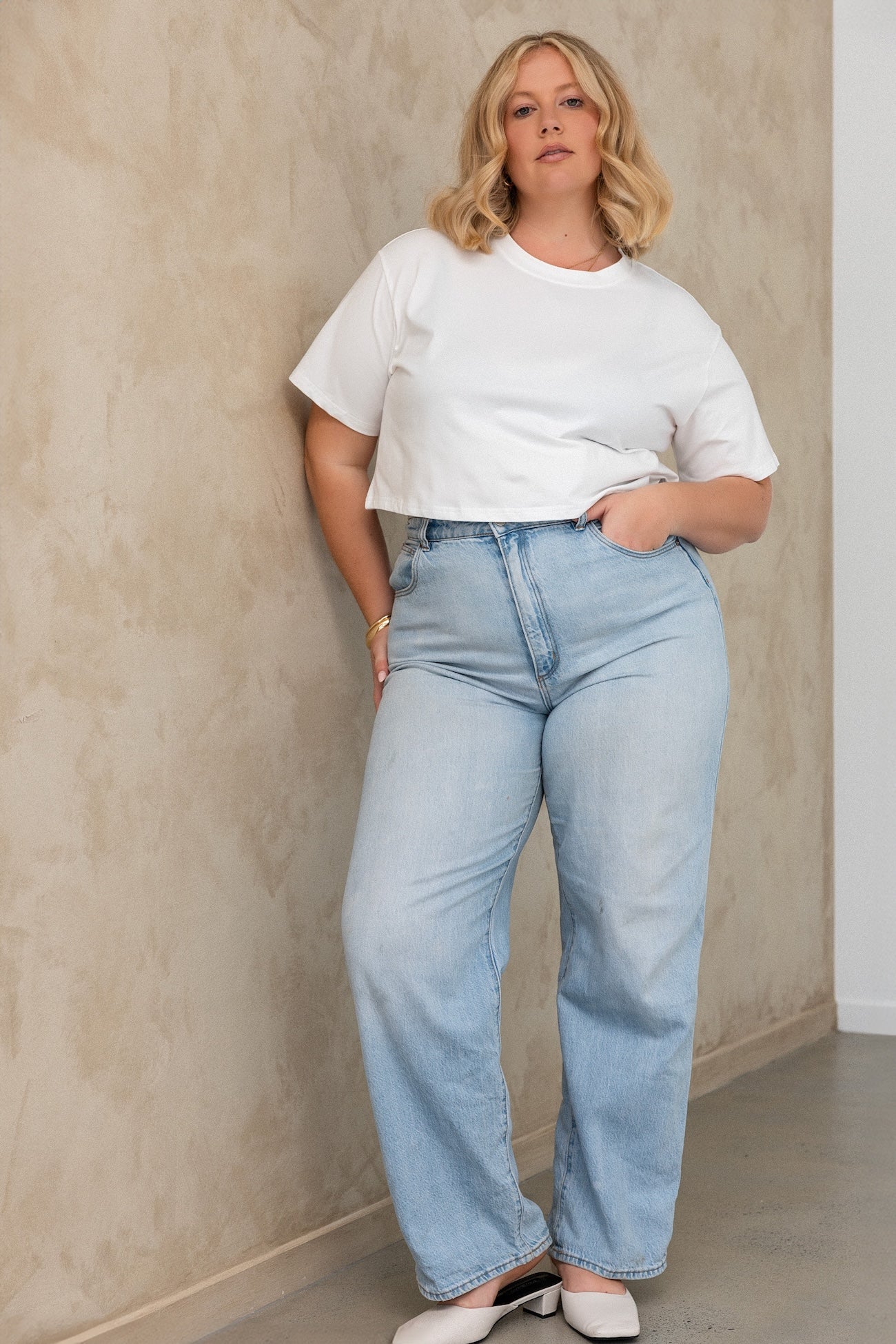 Crop Tee - White - Image 5