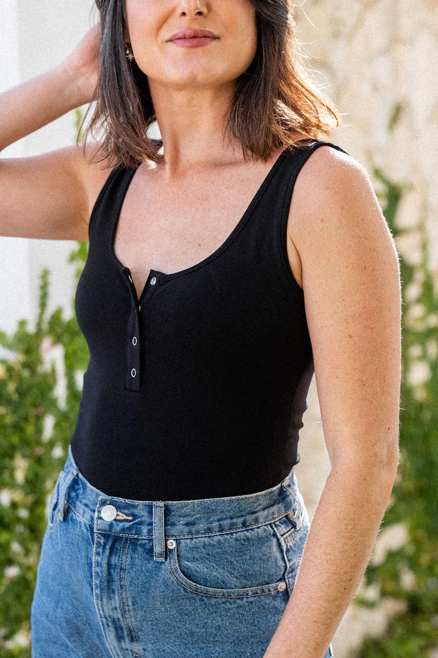 Susie Singlet - Black - Image 7